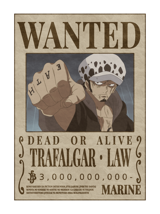 TRAFALGAR LAW RUG